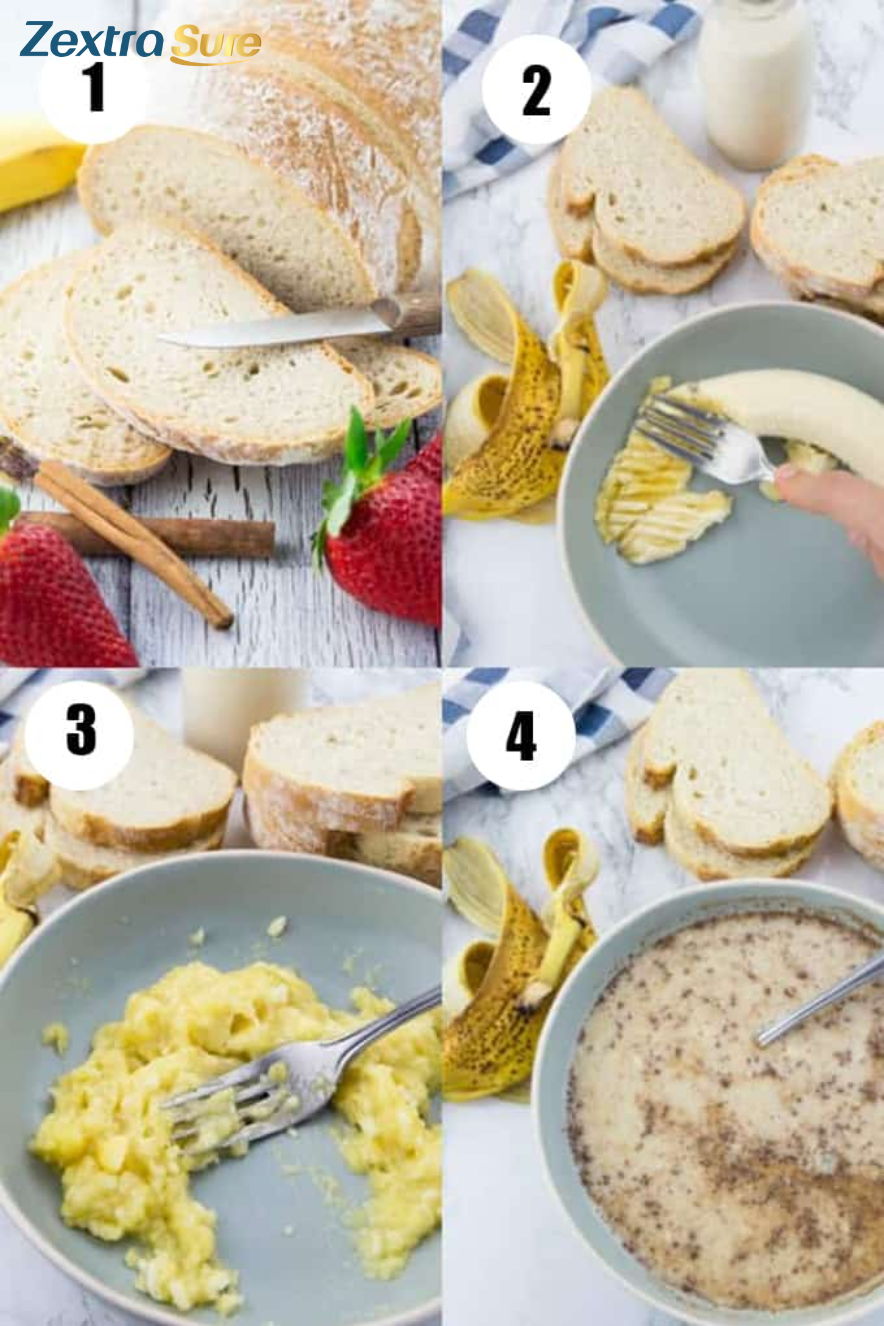 How do you make French toast without milk and eggs?